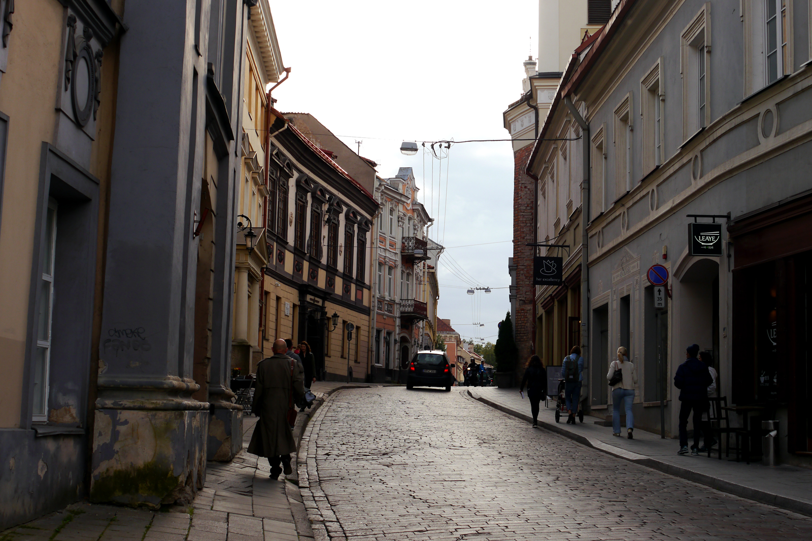 Vilnius' Altstadt.